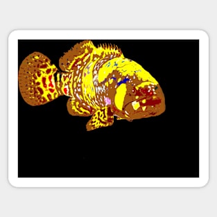 Giant Grouper Fish Sticker